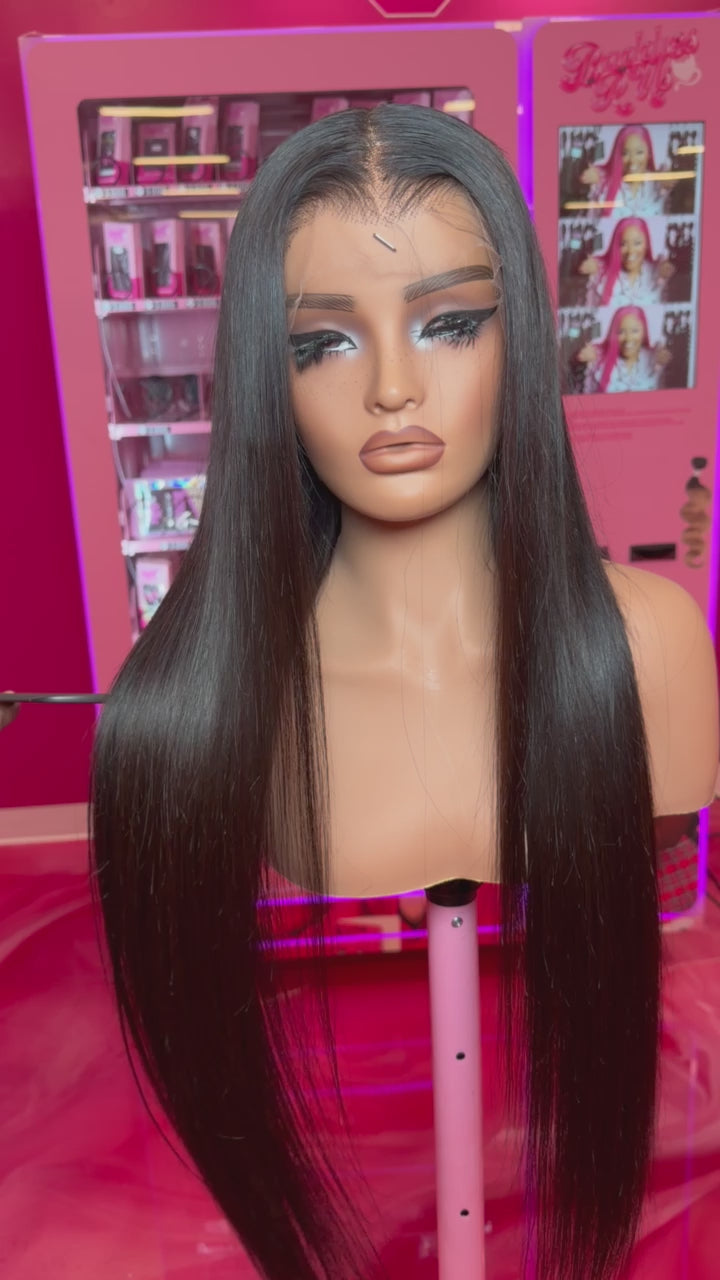 Natural Black 30" HD Lace Wig